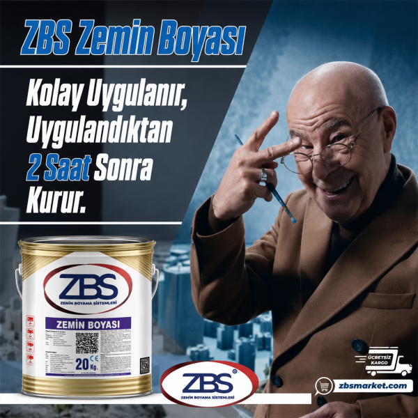 ZBS ZEMİN BOYASI - (Türkiye'nin en çok tercih edilen, ilk zemin boyası)