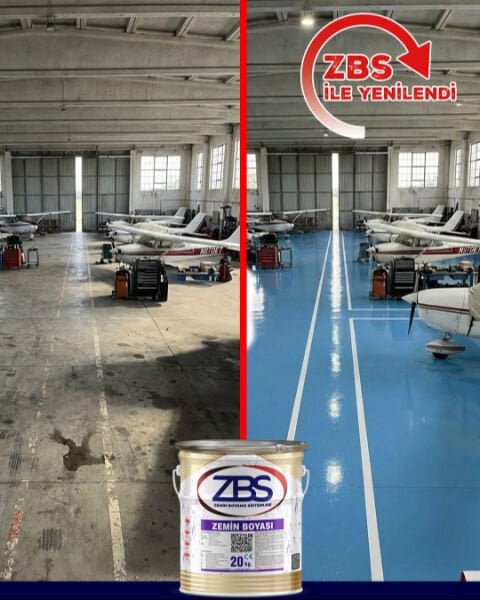 ZBS ZEMİN BOYASI - (Türkiye'nin en çok tercih edilen, ilk zemin boyası) RAL 1016 - 10 Kg.