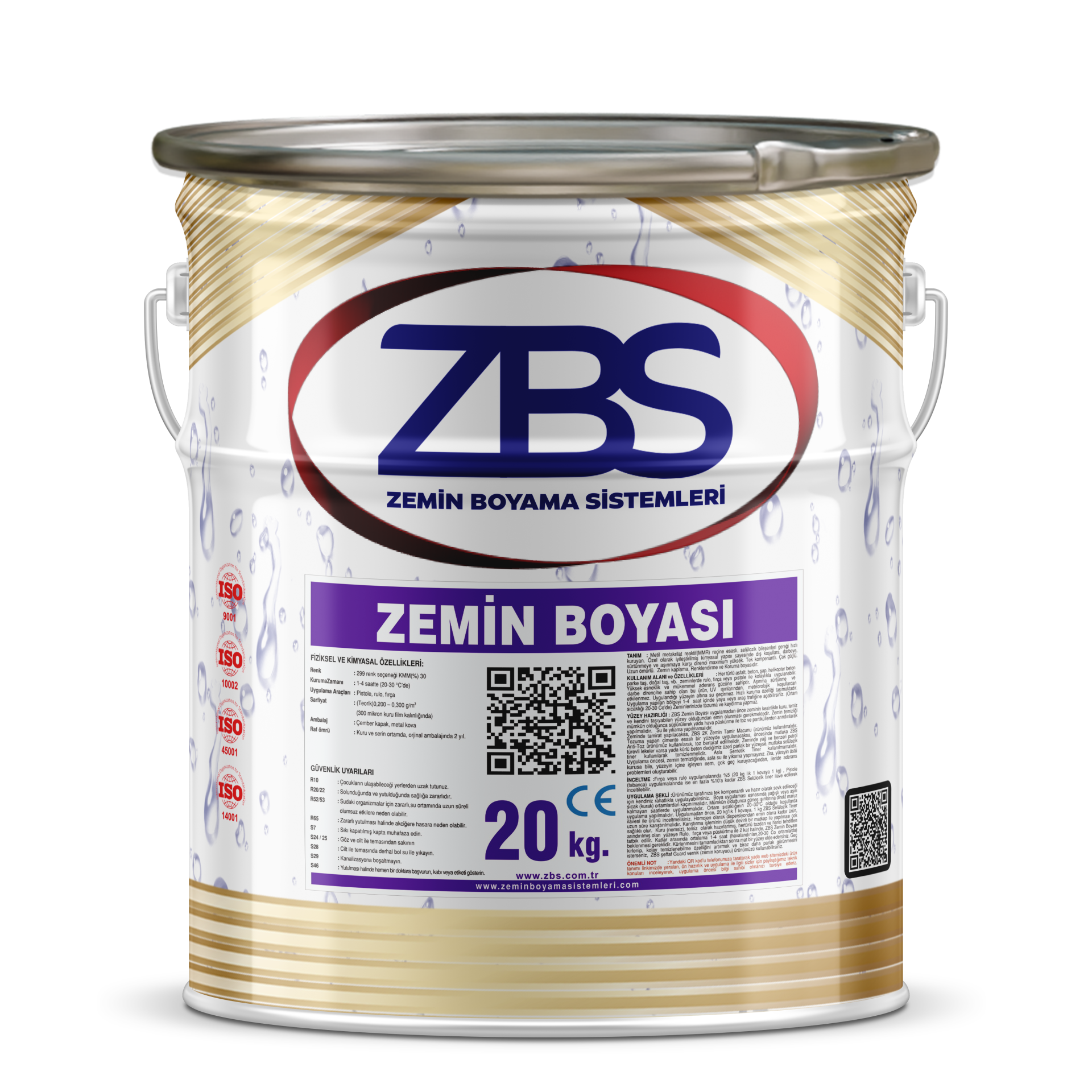 ZBS ZEMİN BOYASI - (Türkiye'nin en çok tercih edilen, ilk zemin boyası)