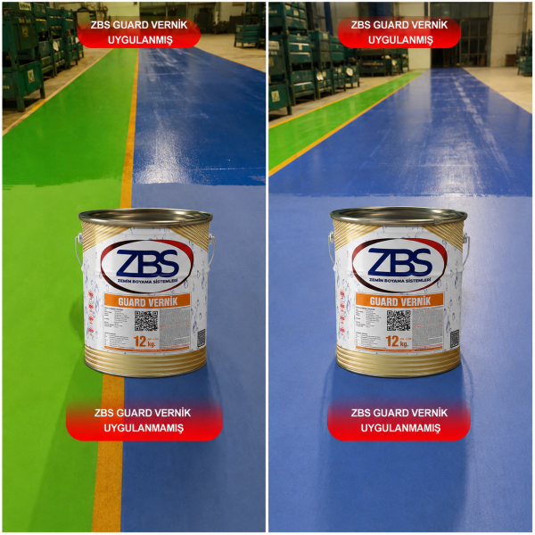 ZBS GUARD VERNİK ( Parlak beton koruyucu, geç kirlenip-kolay temizlenme sağlar)