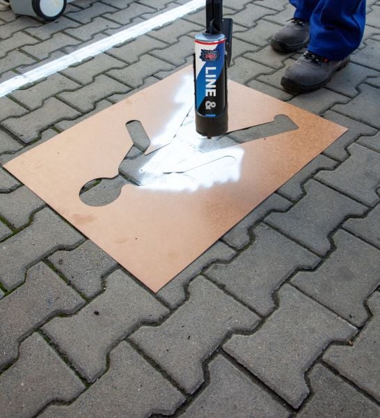 ZBS LİNE & MARKER 600 ML  (Ters kafa, zemin çizgi ve işaretleme spreyi)