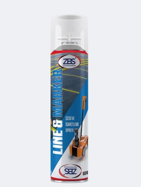 ZBS LİNE & MARKER 600 ML  (Ters kafa, zemin çizgi ve işaretleme spreyi)