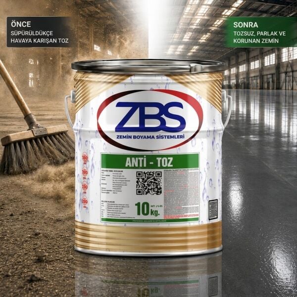 ZBS ANTİ-TOZ 1K (Tozumayı anında keser ve zemini doyurur.)