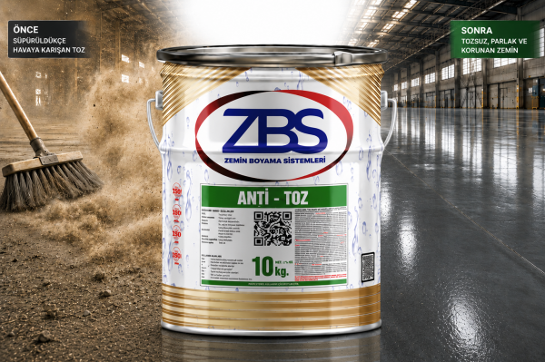 ZBS ANTİ-TOZ 1K (Tozumayı anında keser ve zemini doyurur.)