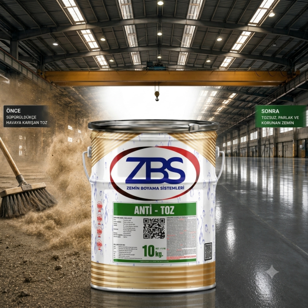 ZBS ANTİ-TOZ 1K (Tozumayı anında keser ve zemini doyurur.)