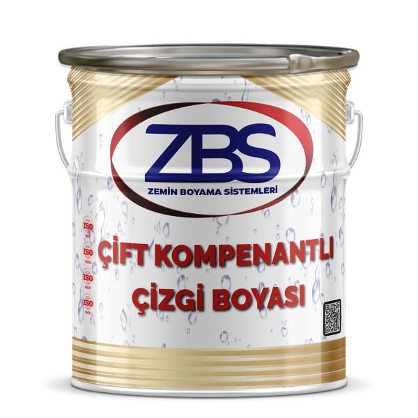 ZBS ÇİFT KOMPENANTLI ÇİZGİ BOYASI (Kalın çizgi ve işaretleme uygulamaları için, hiç çıkmayan boya)