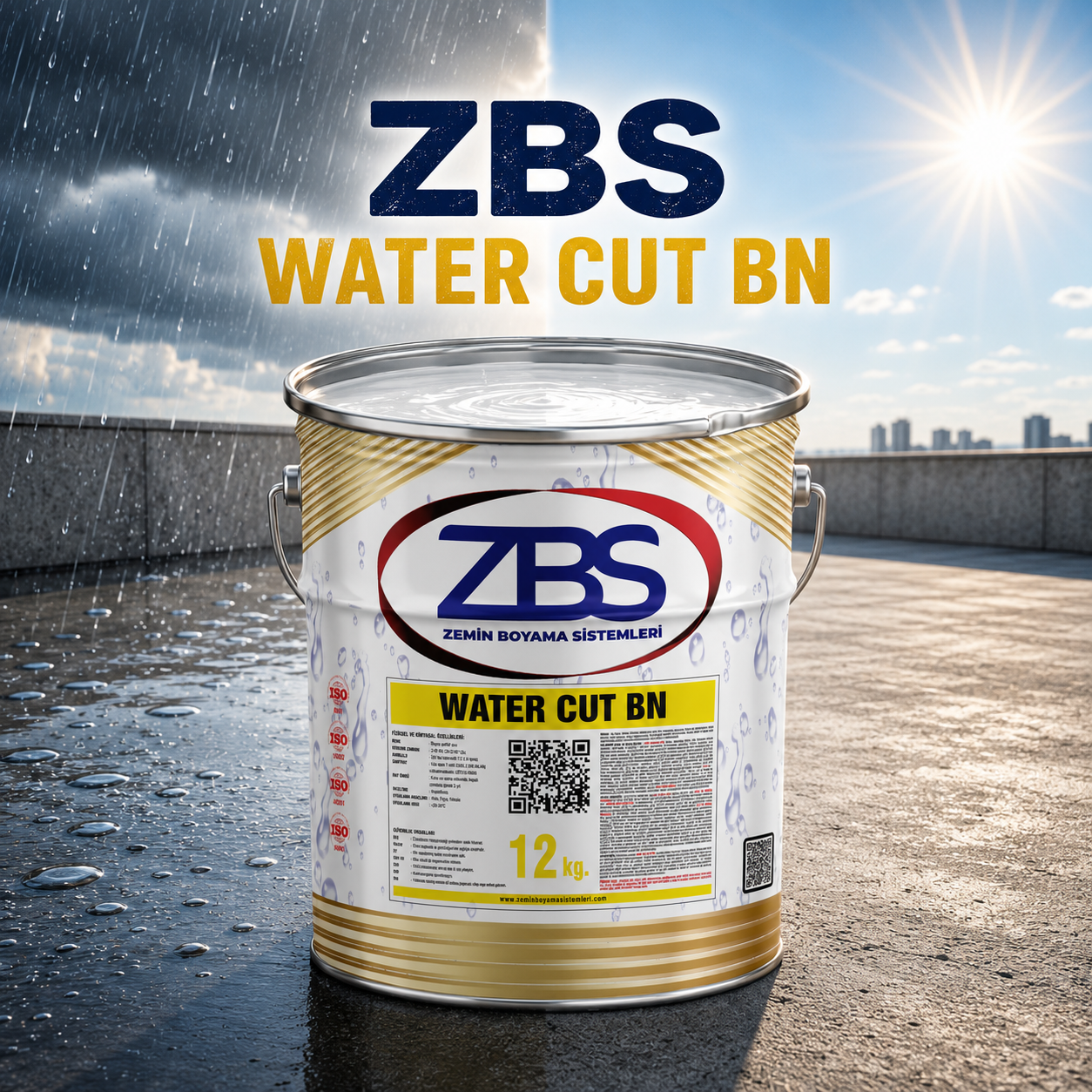 ZBS WATER CUT BN  - (Su bazlı, UV+, kristalize su izolasyonu gücü)