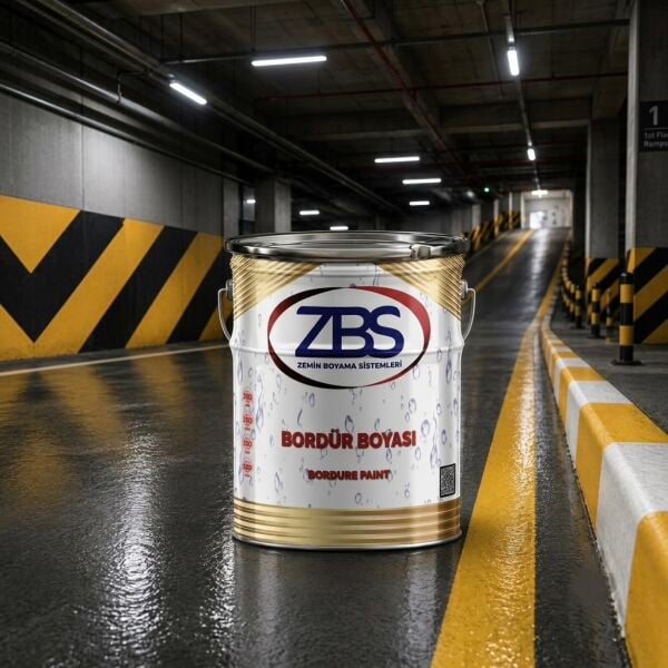 ZBS BORDÜR BOYASI (Otopark duvarlarının ve kaldırım taşlarının farkedilmesini sağlayan boya)