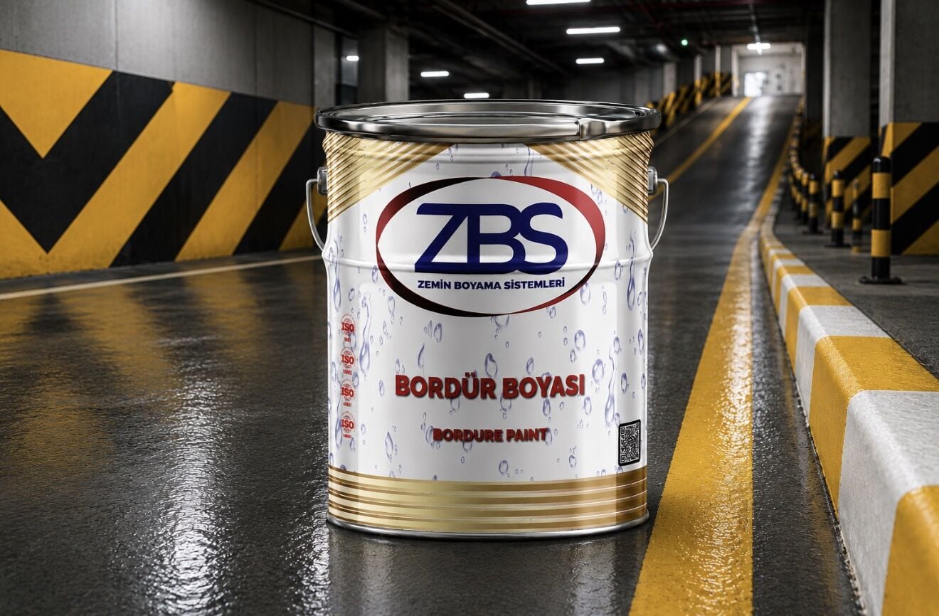 ZBS BORDÜR BOYASI (Otopark duvarlarının ve kaldırım taşlarının farkedilmesini sağlayan boya)