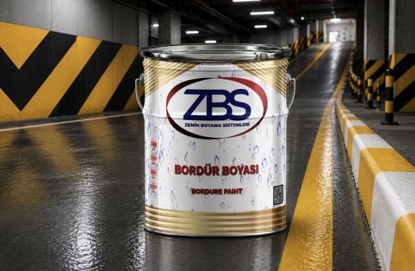ZBS BORDÜR BOYASI (Otopark duvarlarının ve kaldırım taşlarının farkedilmesini sağlayan boya)