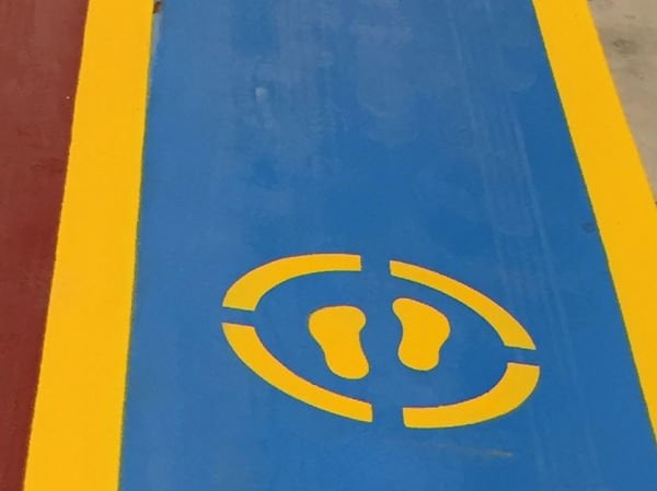 ZBS ADIM FİGÜRÜ YAYA YOLU ŞABLONU (2mm Alüminyum CNC lazer kesim)