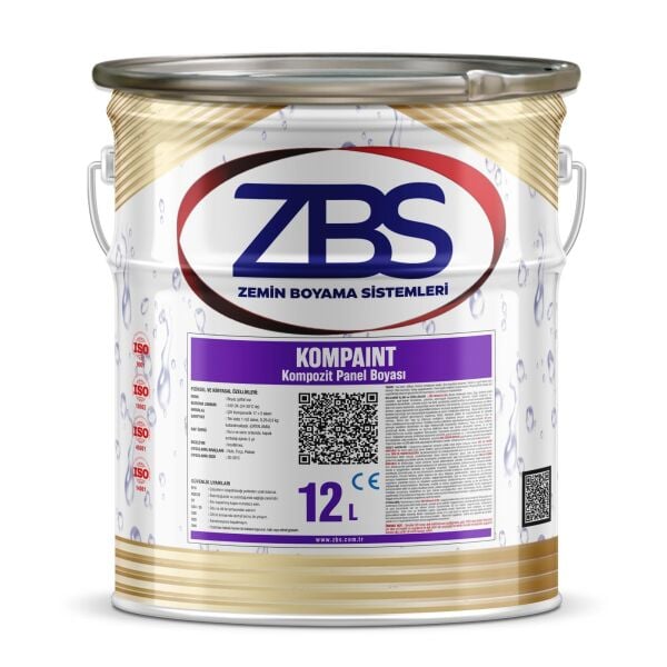 ZBS KOMPAINT (Kompozit panel, metal boyası) 12Lt.