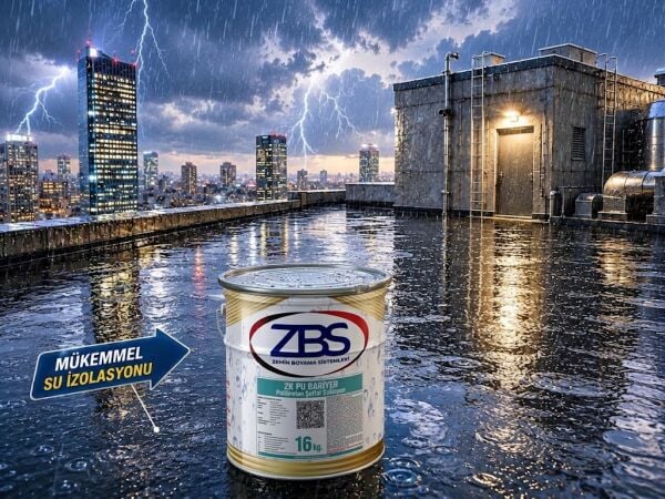 ZBS 2K PU BARİYER (Poliüretan. Nem üzerine uygulanabilen su izolasyonu) 10 Kg.