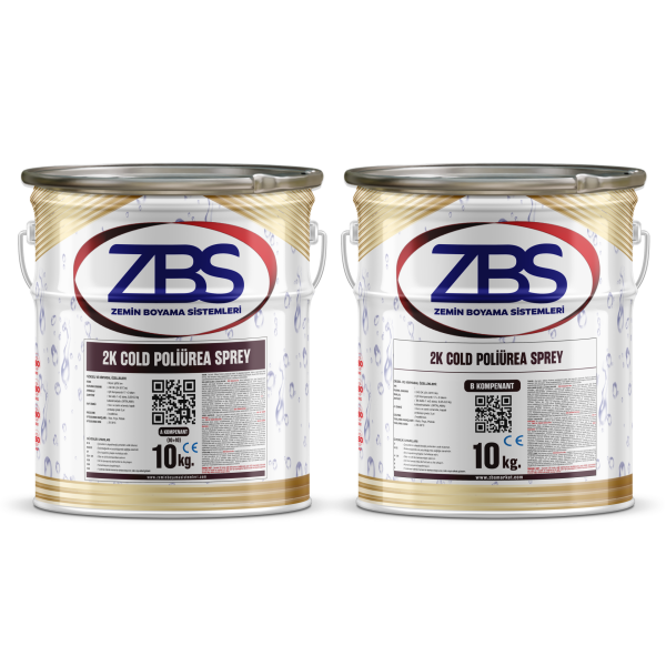 ZBS 2K COLD POLİÜREA (Polyurea) 20kg/tkm. (Sprey formunda poliüretan yalıtım)