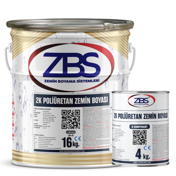 ZBS 2K Poliüretan Zemin Boyası 20kg/tkm (16+4)