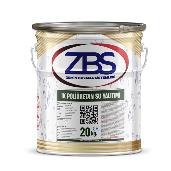 ZBS 1K Poliüretan su yalıtımı 20kg. (Nem üzerine uygulanabilen su yalıtım malz.)
