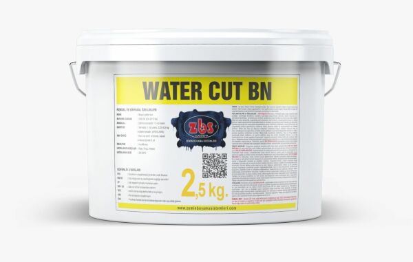 ZBS WATER CUT BN  - (Su bazlı, Beton zeminlerde, mükemmel su izolasyonu gücü) 2,5 Kg. 