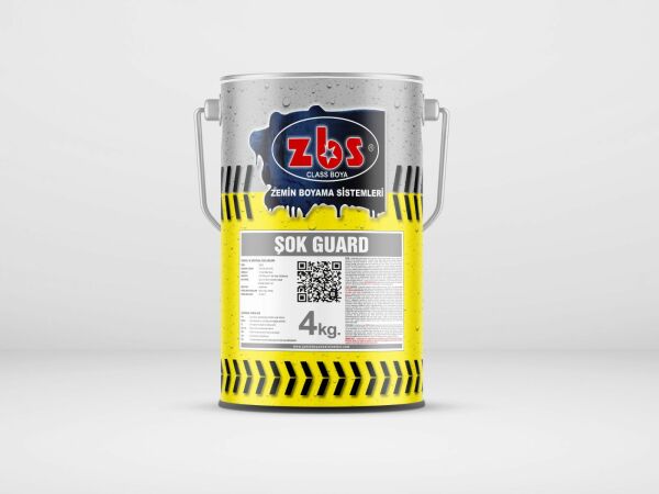ZBS ŞOK GUARD (Kristalize, UV dayanımı yüksek, şeffaf su izolasyonu) 4 Kg.