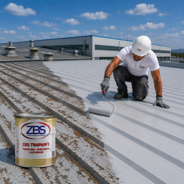 ZBS TRAPAINT (Trapez sac, paslı metal çatı boyası) 18kg.