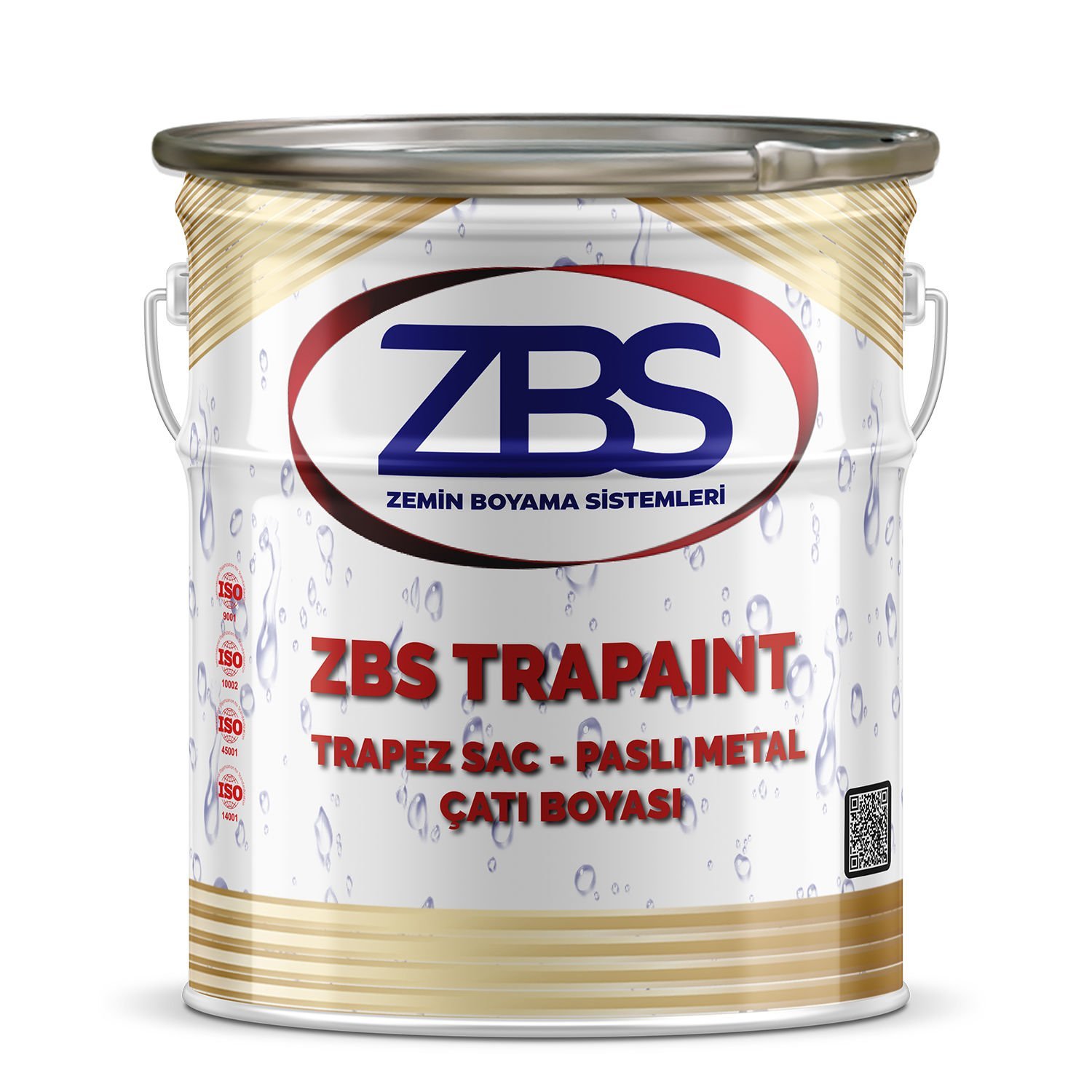 ZBS TRAPAINT (Trapez sac, paslı metal çatı boyası) 18kg.