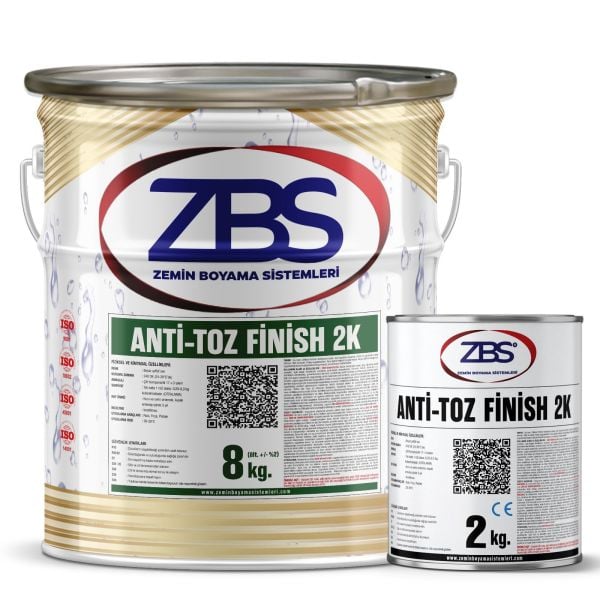 ZBS Anti-Toz Finish 2K (daha güçlü ve daha yoğun tozuma kesici solüsyon)
