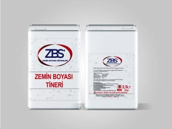 ZBS ZEMİN BOYASI TİNERİ 2,5 LT (2 KG.)