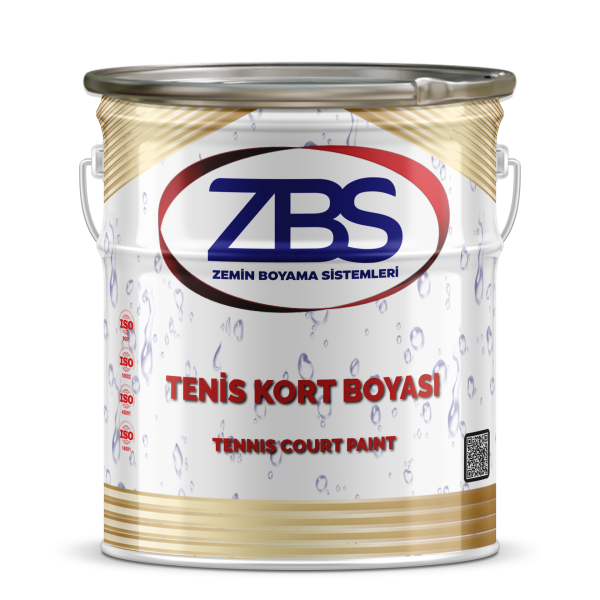 ZBS TENİS KORT BOYASI (Tenis kortları ve spor sahalarının zeminleri için)