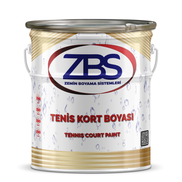 ZBS TENİS KORT BOYASI (Tenis kortları ve spor sahalarının zeminleri için)
