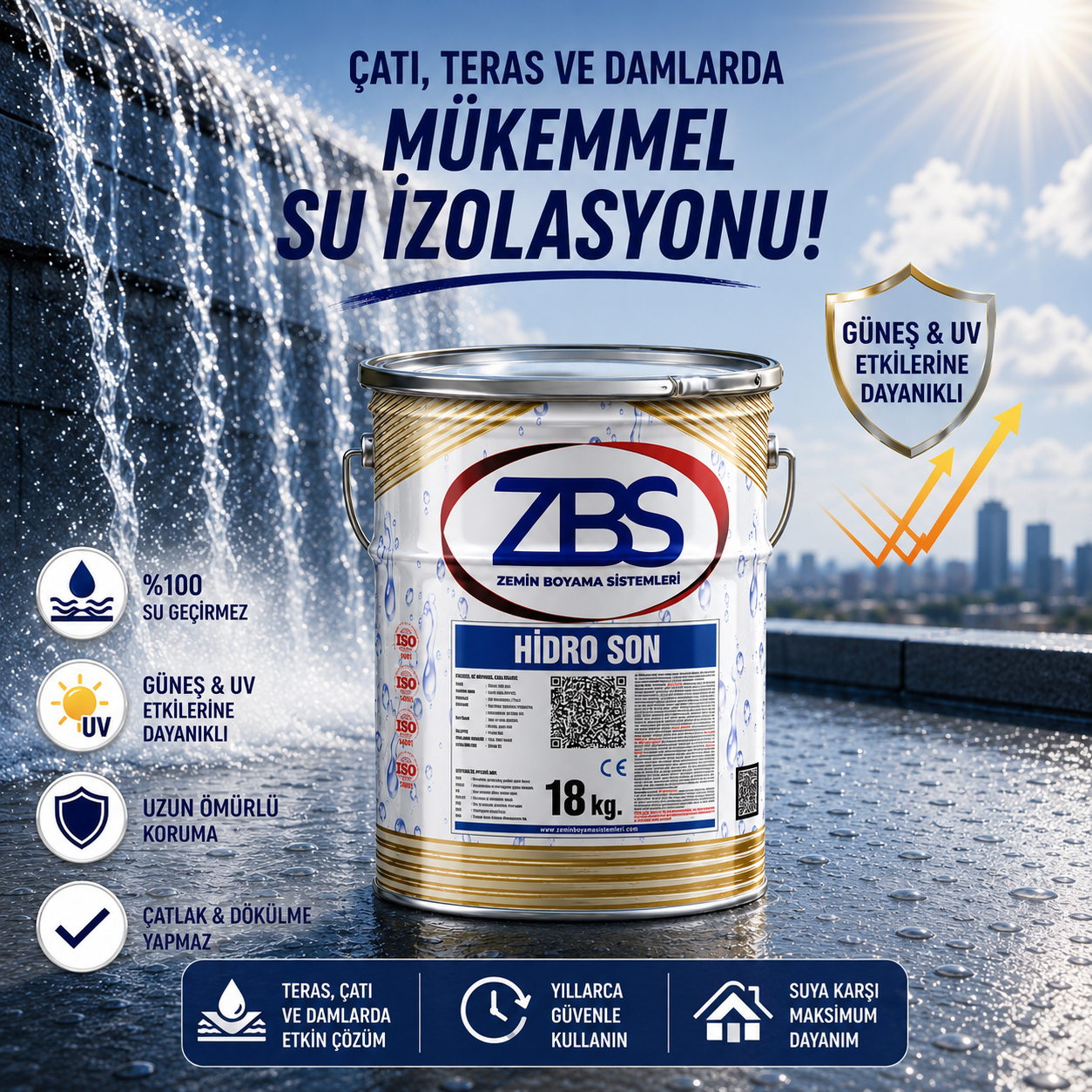 ZBS Hidro SON (güçlü, esnek iç-dış su izolasyonu)