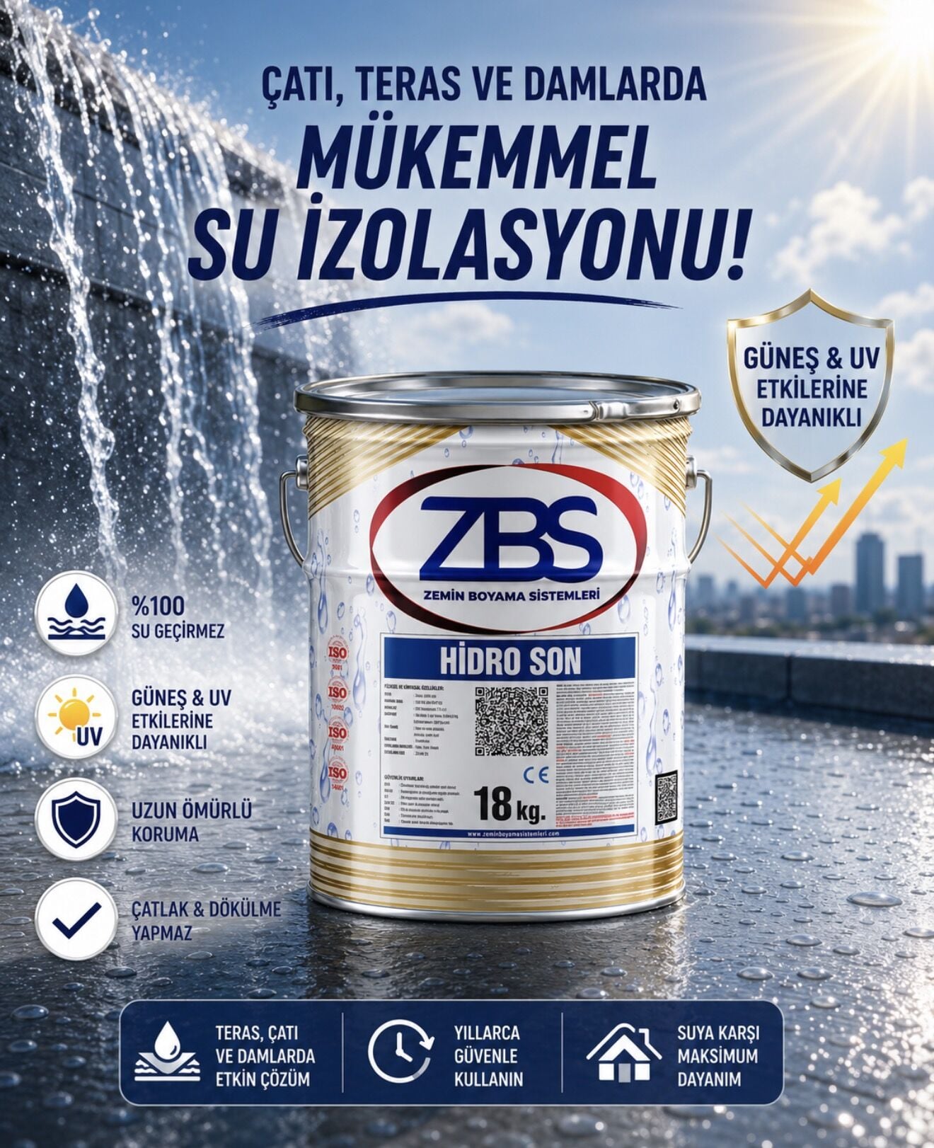 ZBS Hidro SON (güçlü, esnek iç-dış su izolasyonu)