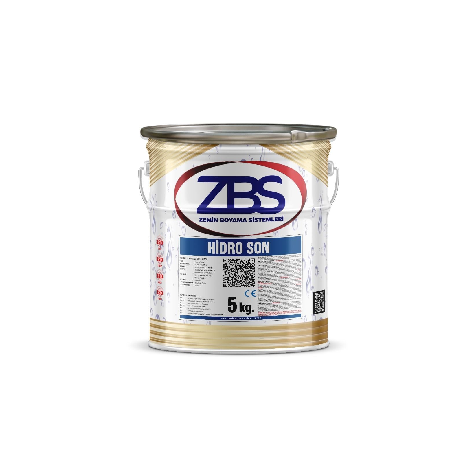 ZBS Hidro SON (güçlü, esnek iç-dış su izolasyonu) RAL 6024 Yeşil  - 5 Kg.