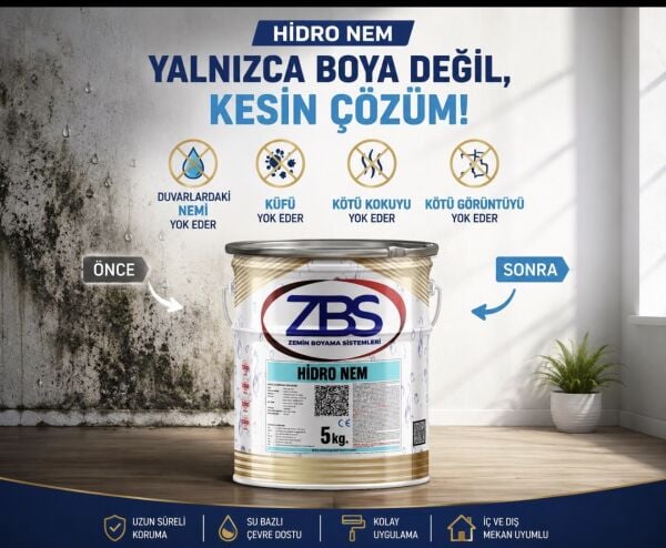 ZBS Hidro-Nem (Nem ve rutubet kesici boya)