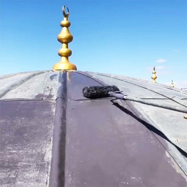 ZBS KURŞUN BOYASI (Cami kubbelerinin ve çatılarının kurşun zeminleri için)