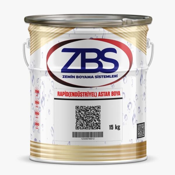 ZBS RAPİD (ENDÜSTRİYEL) ASTAR BOYA 15 Kg. (Beyaz)