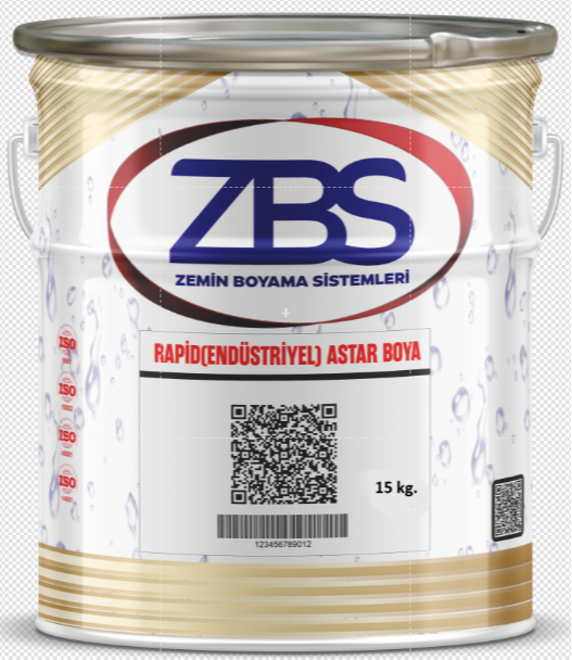 ZBS RAPİD (ENDÜSTRİYEL) ASTAR BOYA 15 Kg. (Beyaz)