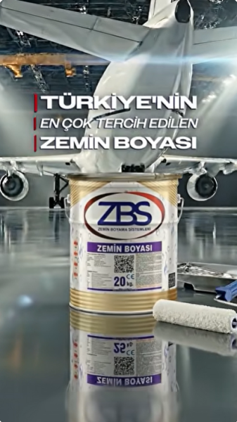 ZBS NANO ZEMİN  (NANO teknolojiyle üretilmiş, daha parlak, daha güçlü, Zemin Boyası)