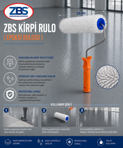 ZBS KİRPİ RULO (Epoksi rulo) 25cm