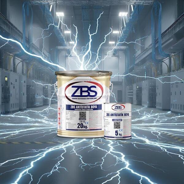 ZBS 220W ANTİSTATİK CONDAKTİVE SONKAT EPOKSİ ZEMİN BOYASI (Antistatik elk.akımını deşarj eder)