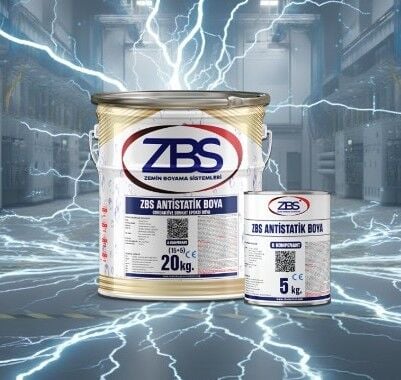 ZBS 220W ANTİSTATİK CONDAKTİVE SONKAT EPOKSİ ZEMİN BOYASI (Antistatik elk.akımını deşarj eder)