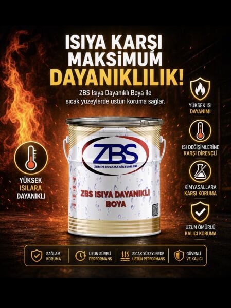 ZBS ISIYA DAYANIKLI BOYA (650 c0 ısılara maksimum performans)