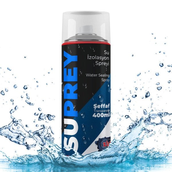 ZBS SUPREY SU İZOLASYON SPREYİ 400ml (Sprey rahatlığında, Şeffaf, su izolasyonu uygulaması)