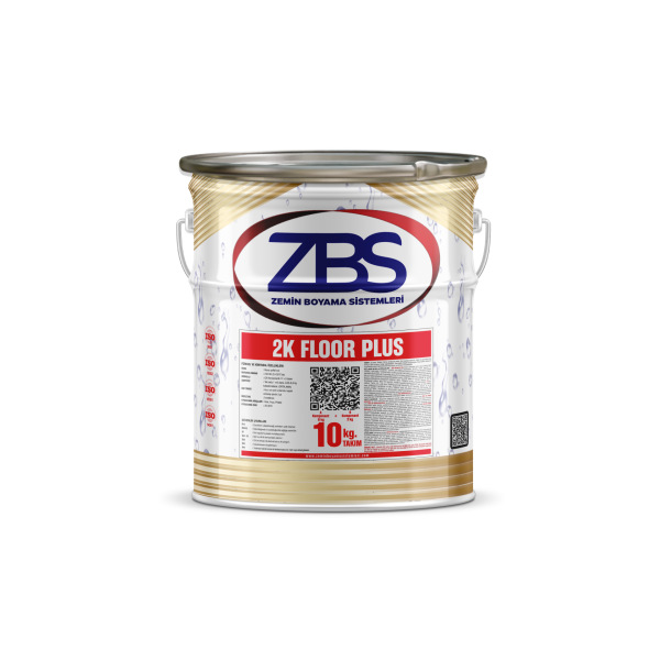 ZBS 2K FLOOR PLUS - SIVI SERAMİK (KAPALI ALAN SERAMİK ÜSTÜ ZEMİN BOYASI) RAL 7006 - 10 Kg.