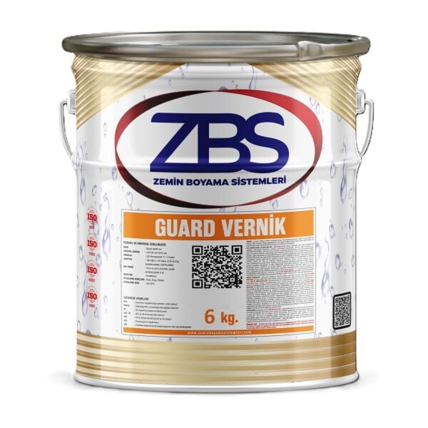 ZBS GUARD VERNİK ( Parlak beton koruyucu, geç kirlenip-kolay temizlenme sağlar) 6 Kg.