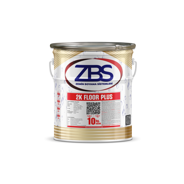 ZBS 2K FLOOR PLUS - SIVI SERAMİK (KAPALI ALAN SERAMİK ÜSTÜ ZEMİN BOYASI) RAL 7043 - 10 Kg.