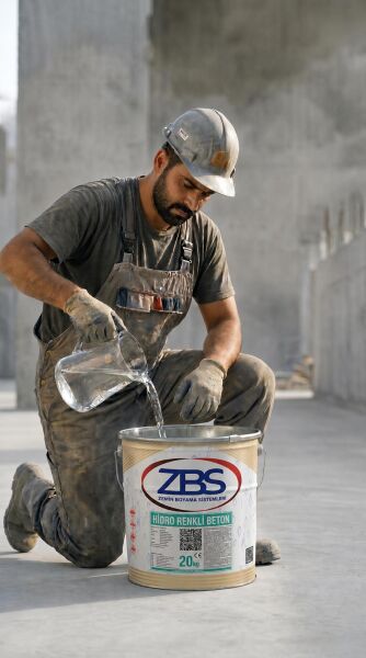 ZBS Hidro Renkli Beton 20kg. (kendiliğinden yayılan, beton kaplaması)