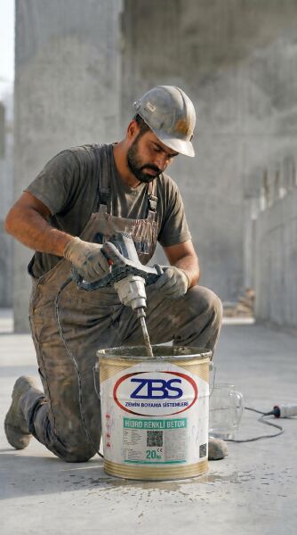 ZBS Hidro Renkli Beton 20kg. (kendiliğinden yayılan, beton kaplaması)